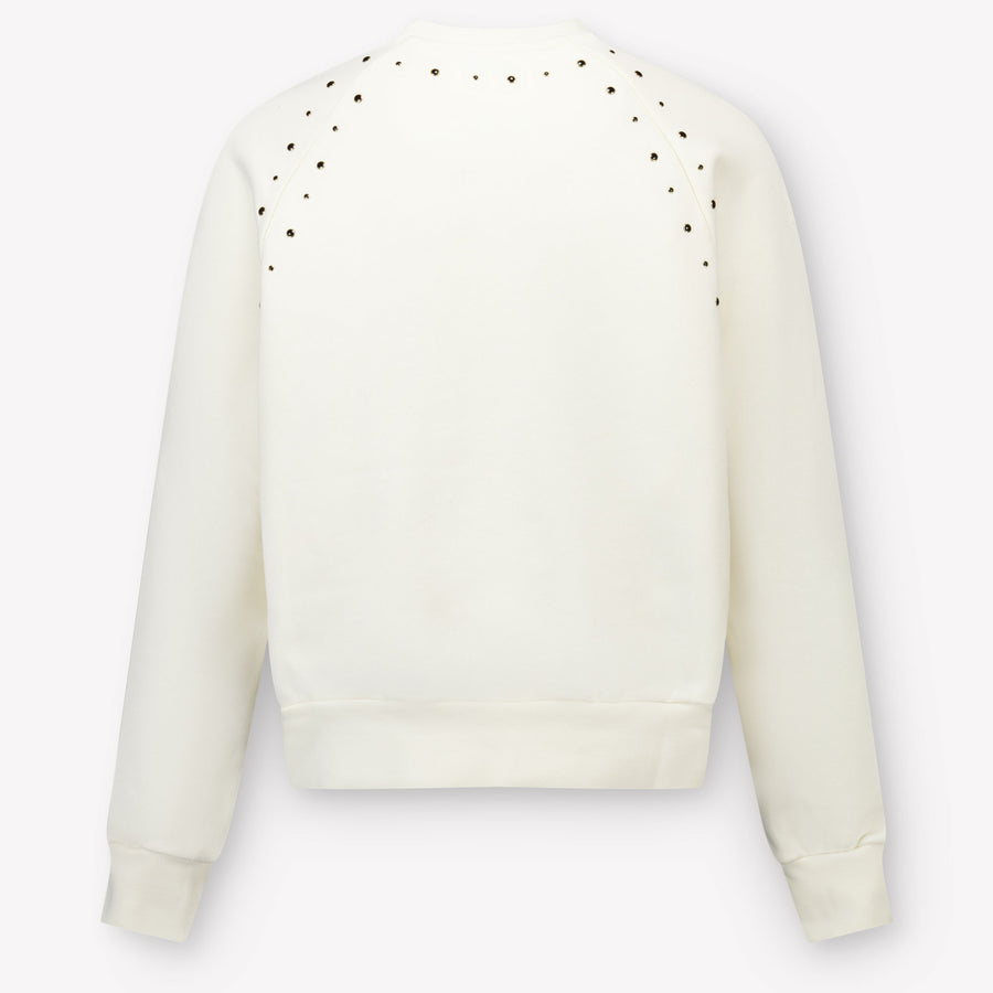 MSGM Enfant Filles Pull dans le blanc off