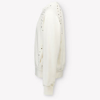 MSGM Enfant Filles Pull dans le blanc off
