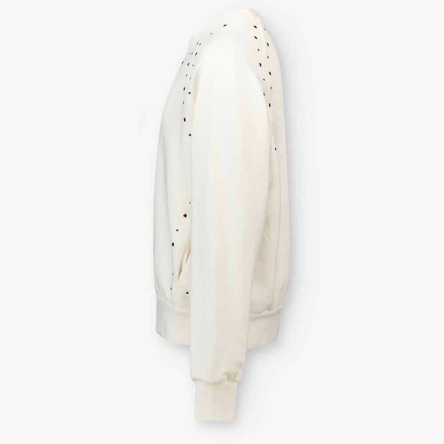 MSGM Enfant Filles Pull dans le blanc off