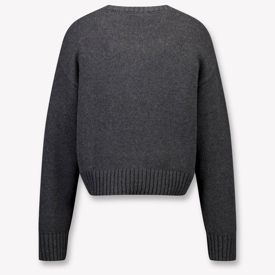 MSGM Kids Girls Sweater Gray