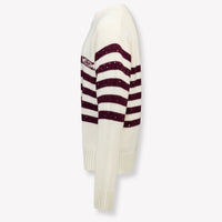 MSGM Kinder Mädchen Pullover Grauweiß