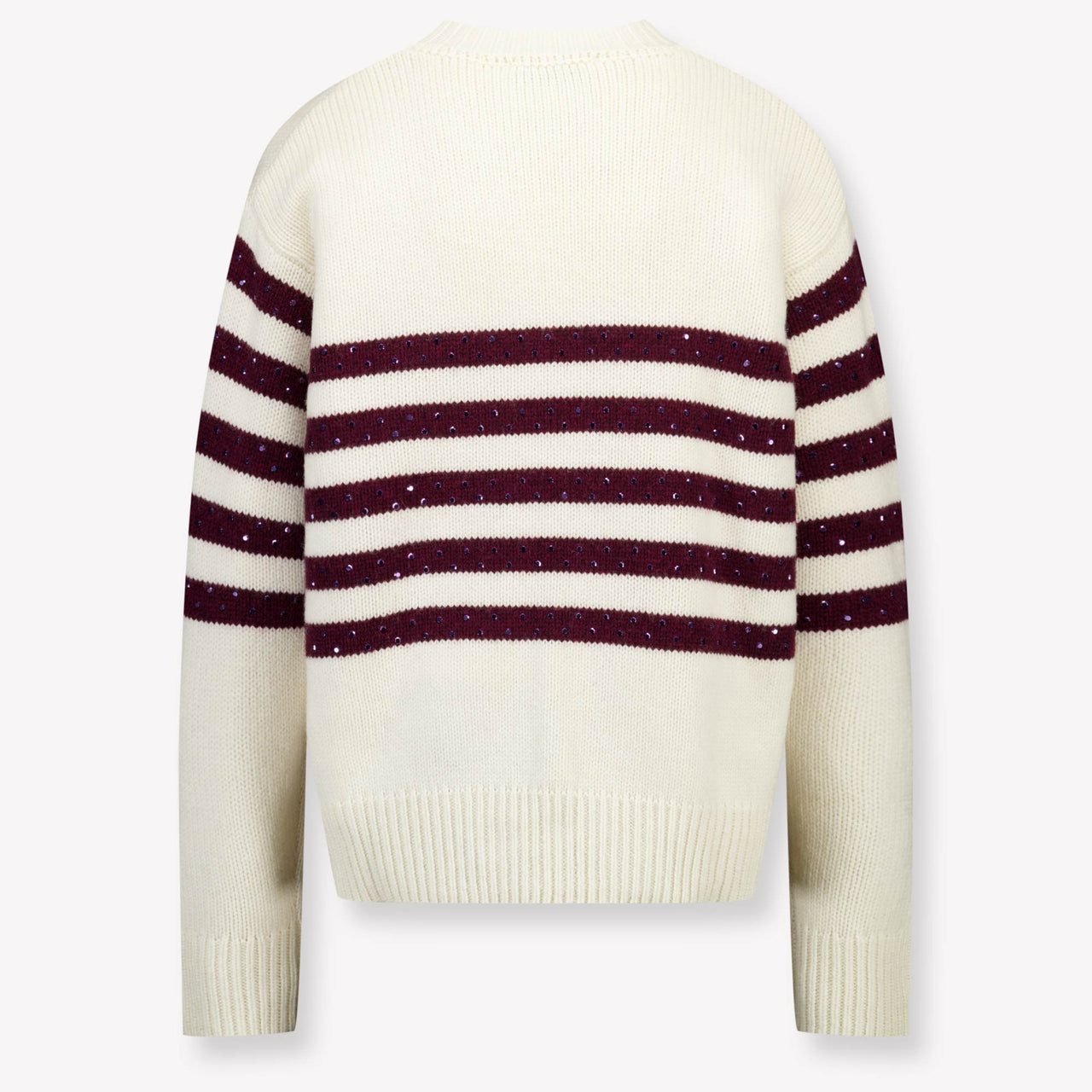 MSGM Kinder Mädchen Pullover Grauweiß