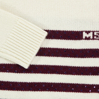MSGM Kinder Mädchen Pullover Grauweiß