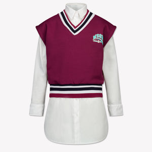 MSGM Kinder Mädchen Tunika Bordeaux