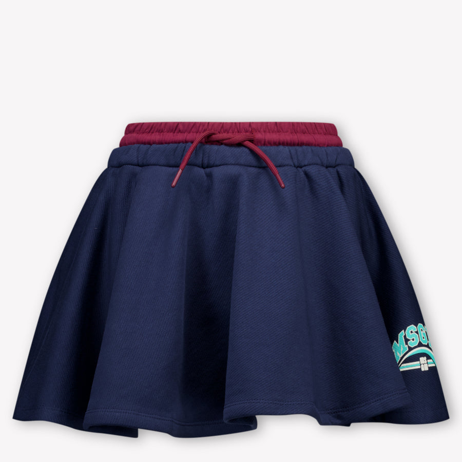 MSGM Enfant Filles Jupe Navy