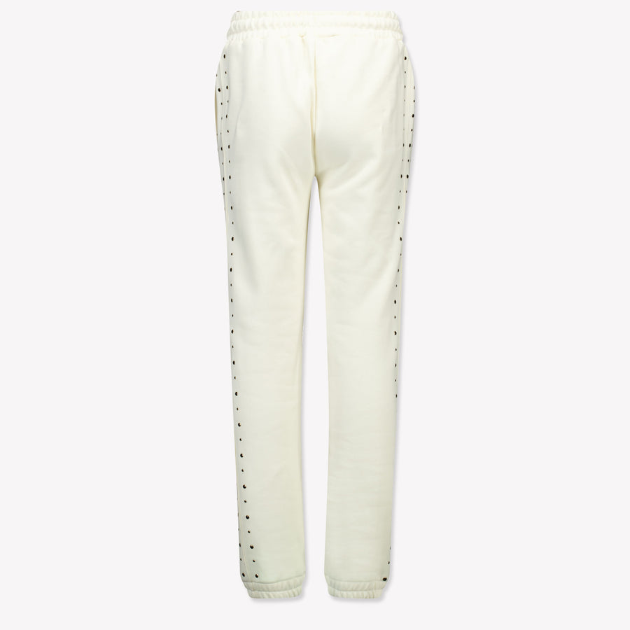 MSGM Ragazzo Ragazze Pantaloni Off White
