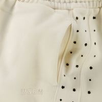MSGM Ragazzo Ragazze Pantaloni Off White