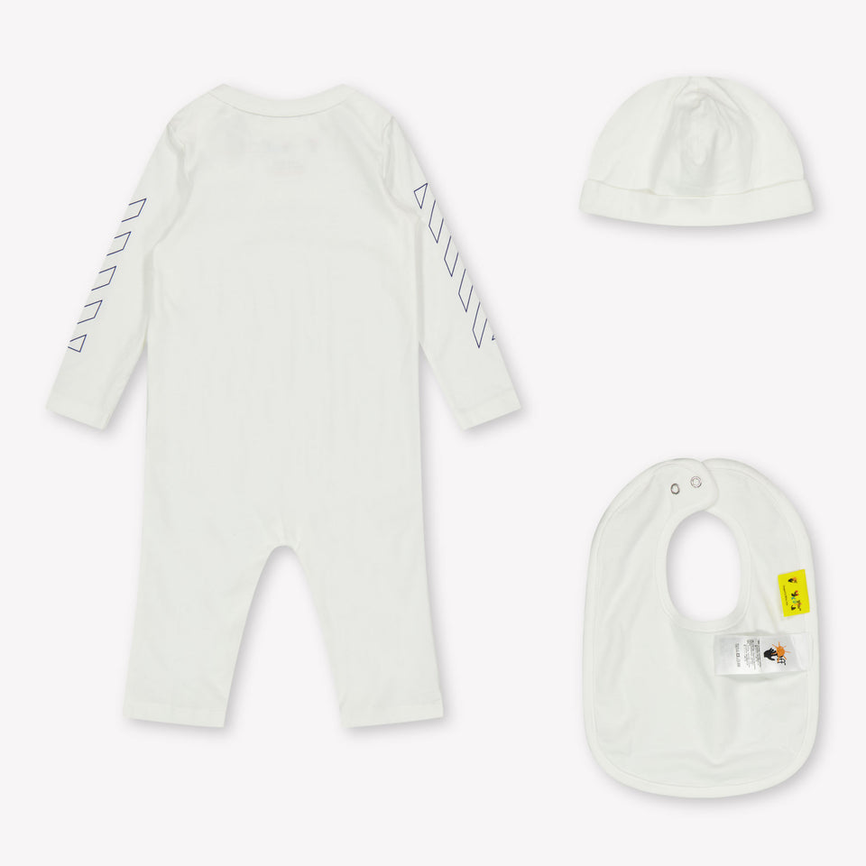 Off-White Baby Meisjes Boxpakje In Wit