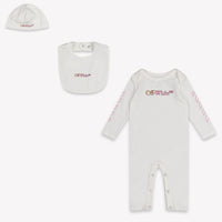 Off-White Bébé Filles Boîte en boîte Blanc