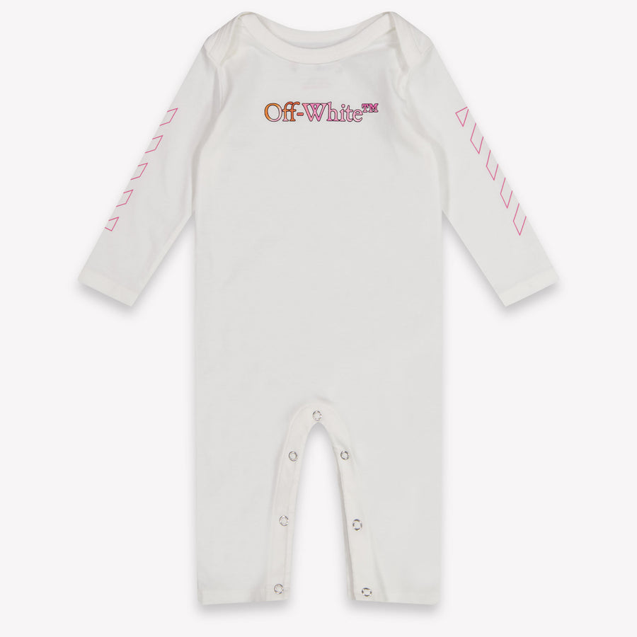 Off-White Bébé Filles Boîte en boîte Blanc