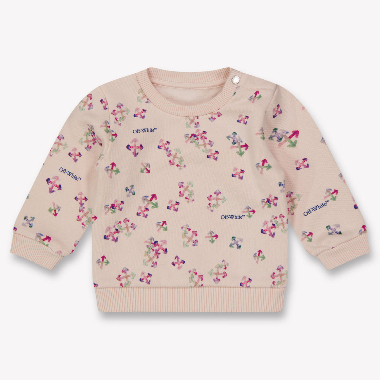 Off-White Bébé Filles Pull Rose Léger