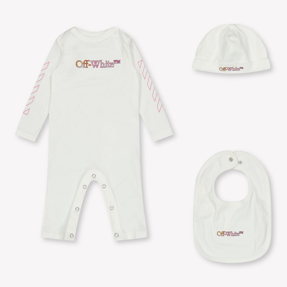Off-White Baby Jungen Einstellen Weiß