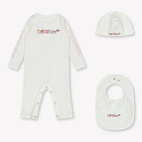Off-White Bébé Garçons Se présenter Blanc