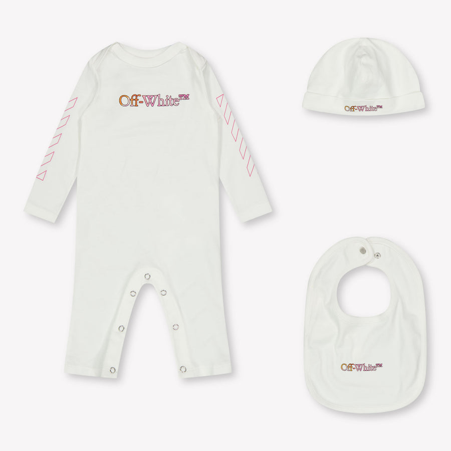 Off-White Bébé Garçons Se présenter Blanc