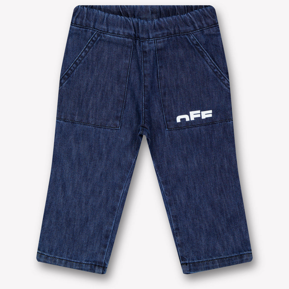 Off-White Baby Jongens Jeans In Blauw