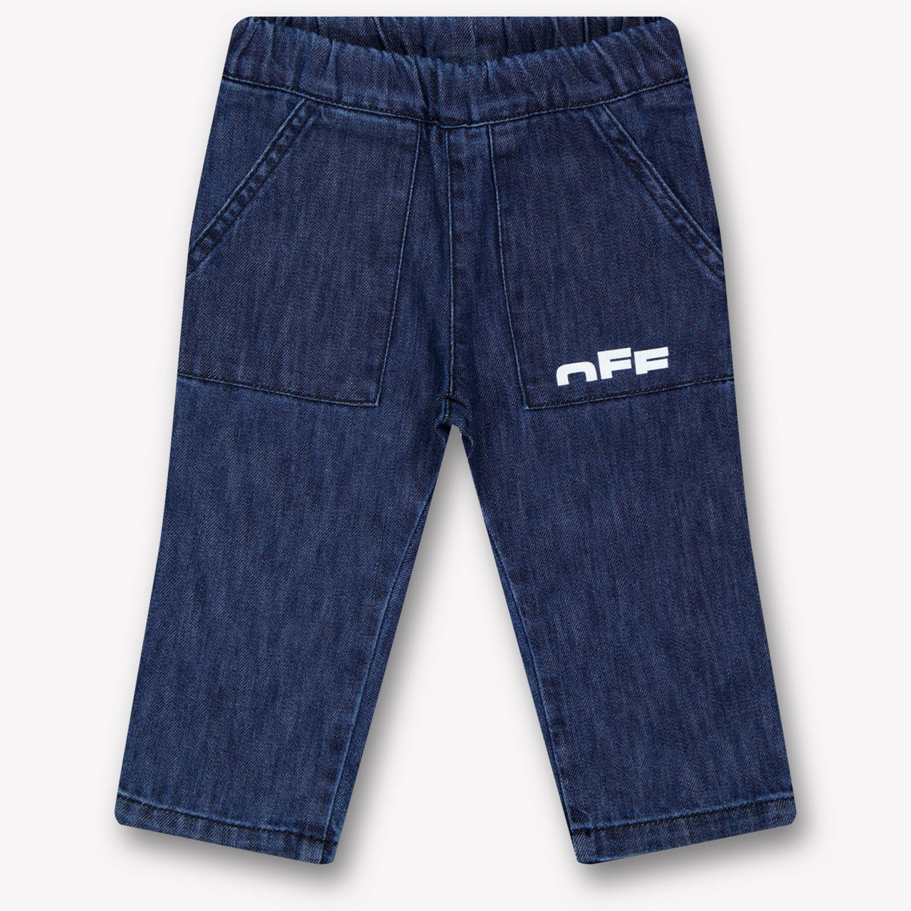 Off-White Bebé Chicos Vaquero En Azul