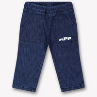 Off-White Bebé Chicos Vaquero En Azul