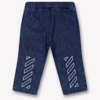 Off-White Bebé Chicos Vaquero En Azul