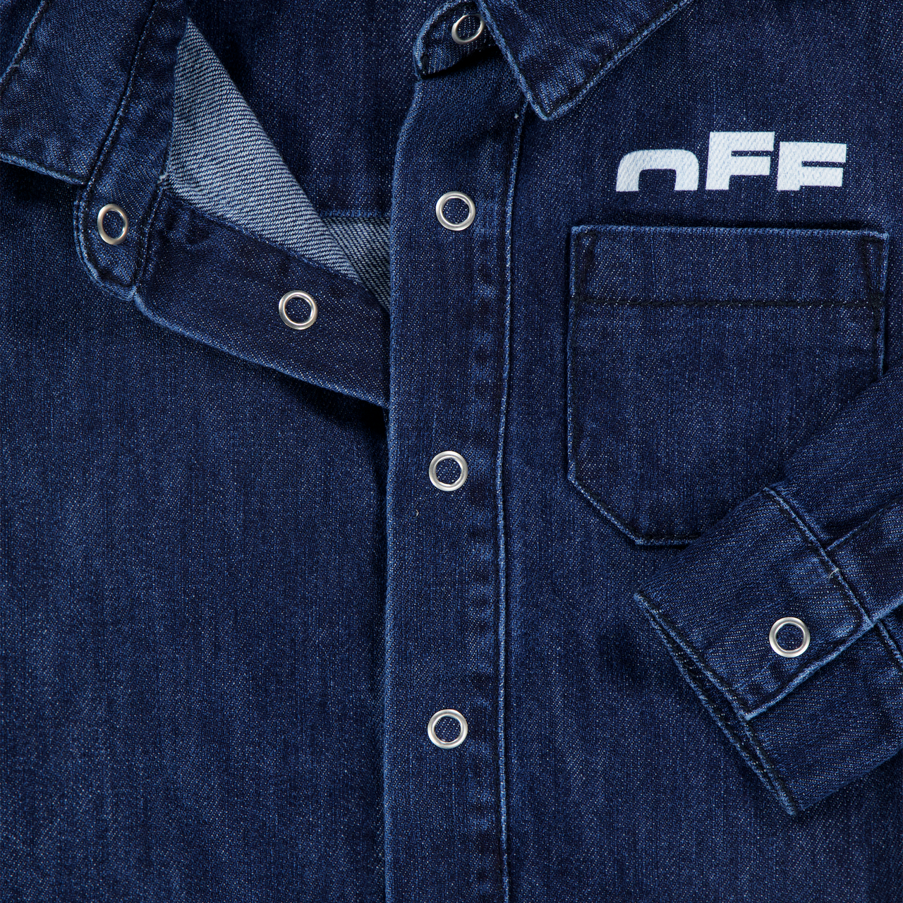 Off-White Bébé Garçons Chemisier en jean