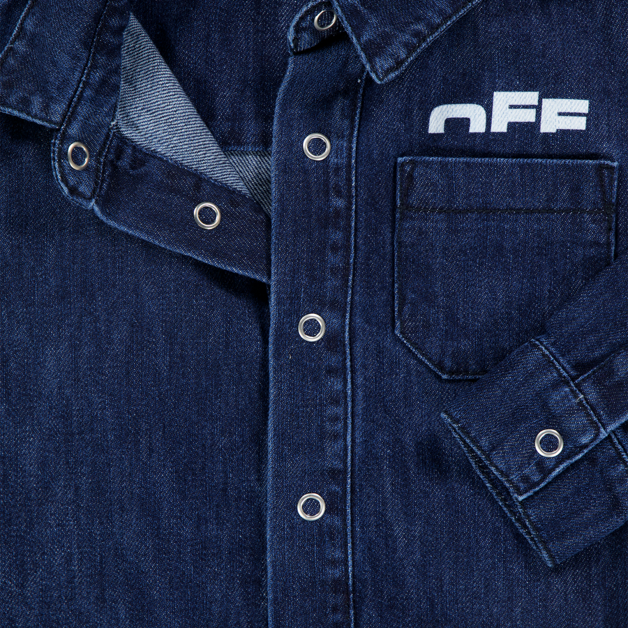 Off-White Bébé Garçons Chemisier en jean