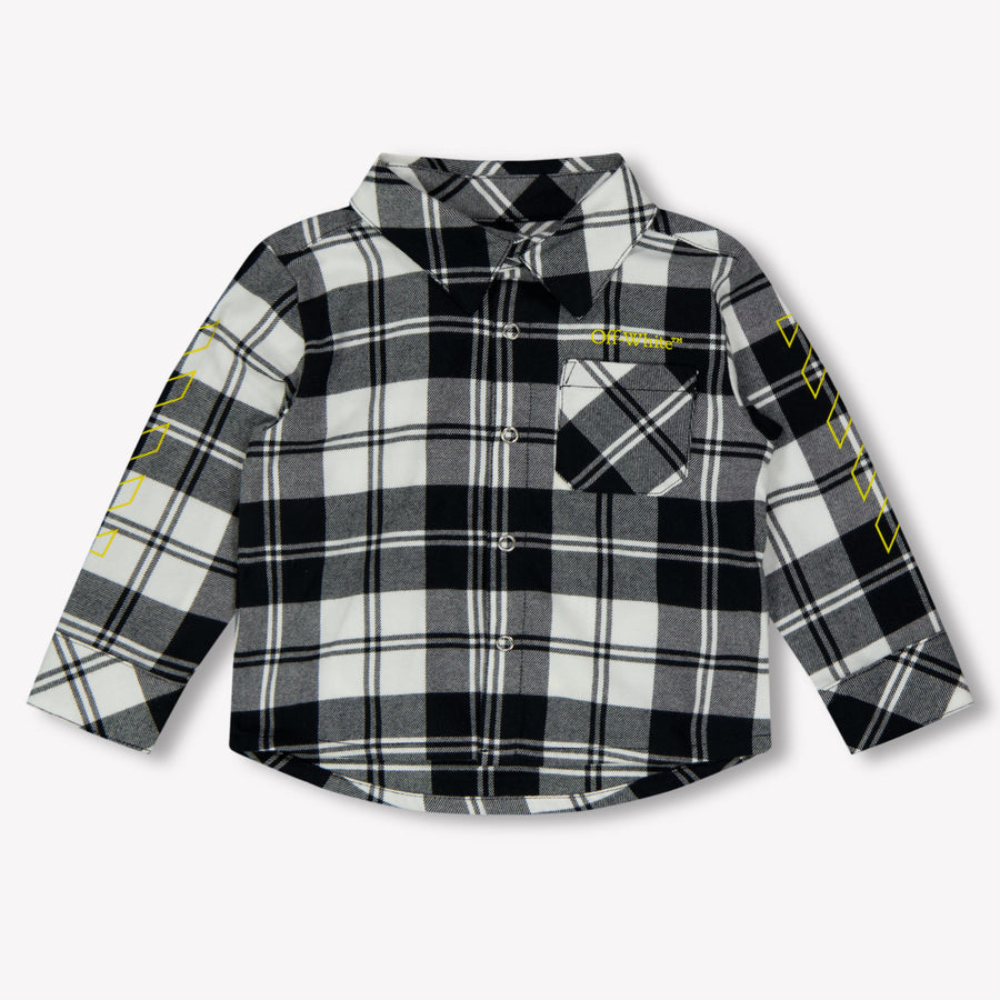 Off-White Bebé Chicos Blusa en Negro