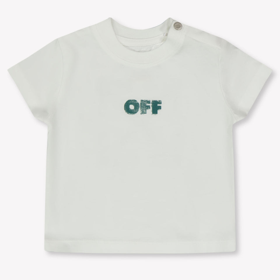 Off-White Bébé Garçons T-shirt Blanc