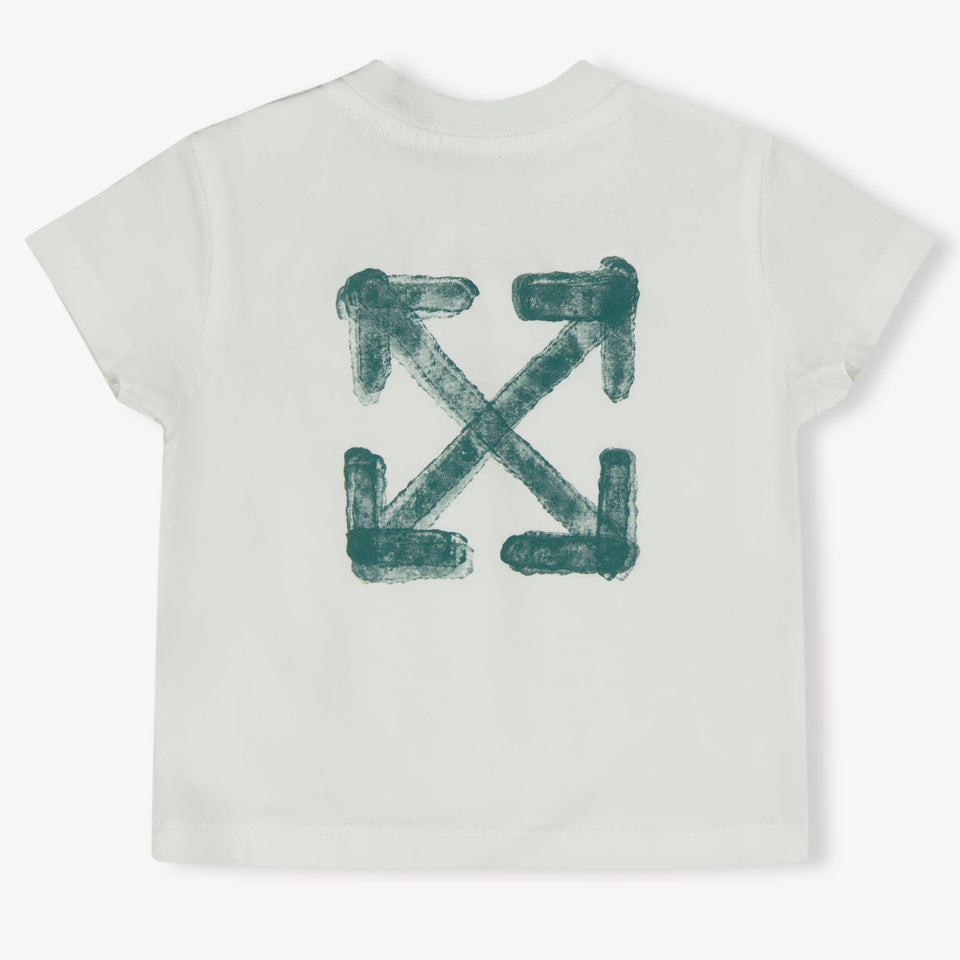 Off-White Bébé Garçons T-shirt Blanc