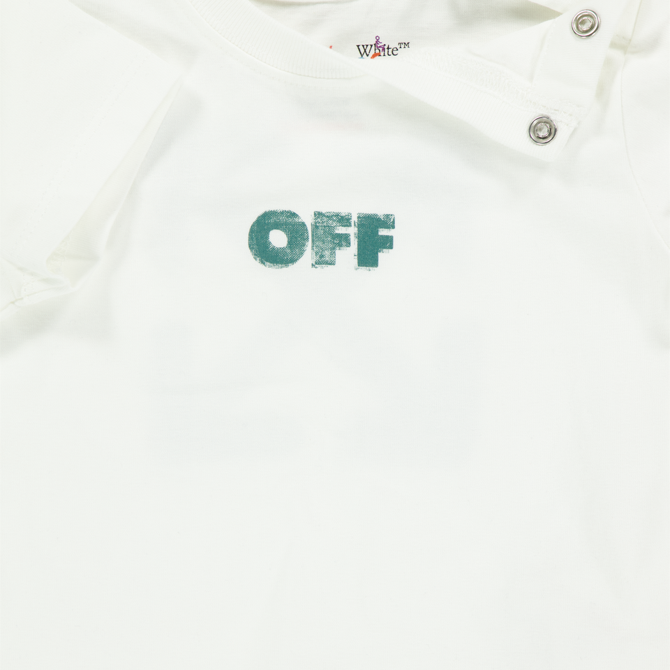 Off-White Bébé Garçons T-shirt Blanc