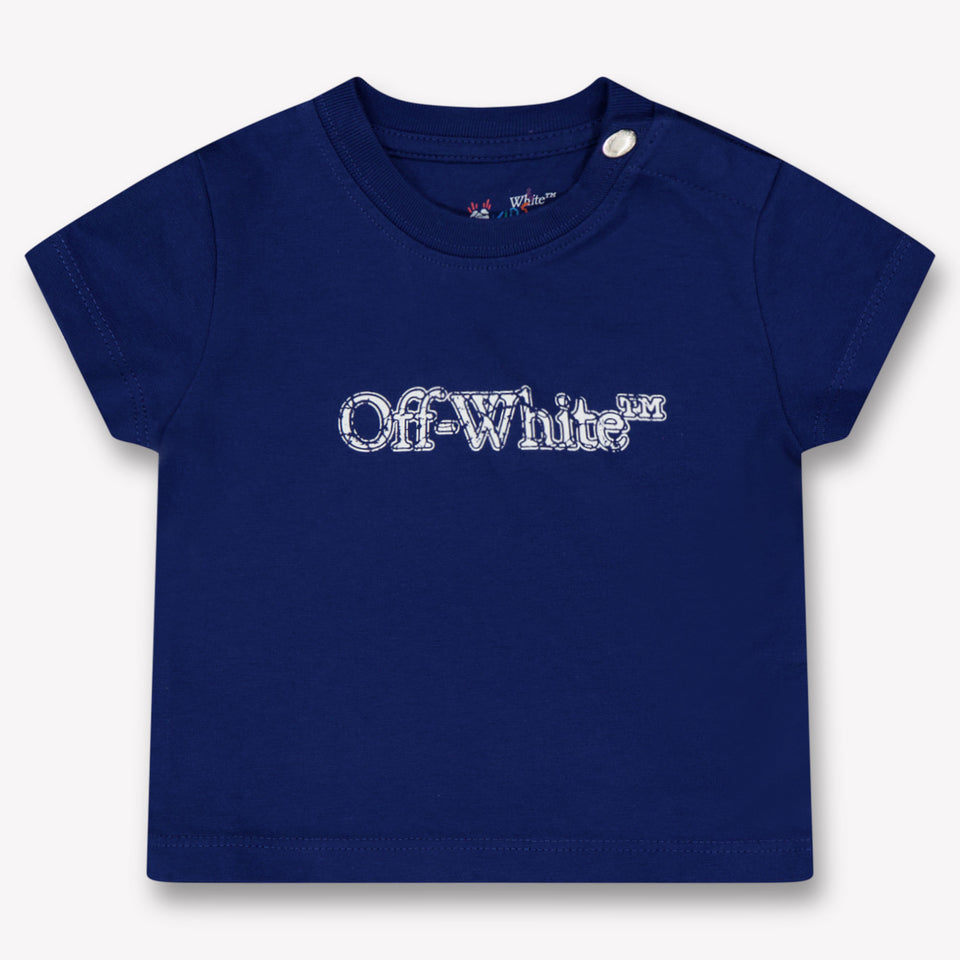 Off-White Bébé Garçons T-shirt Bleu