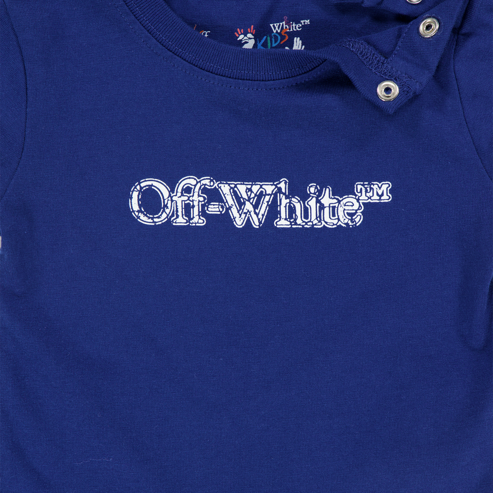 Off-White Bébé Garçons T-shirt Bleu