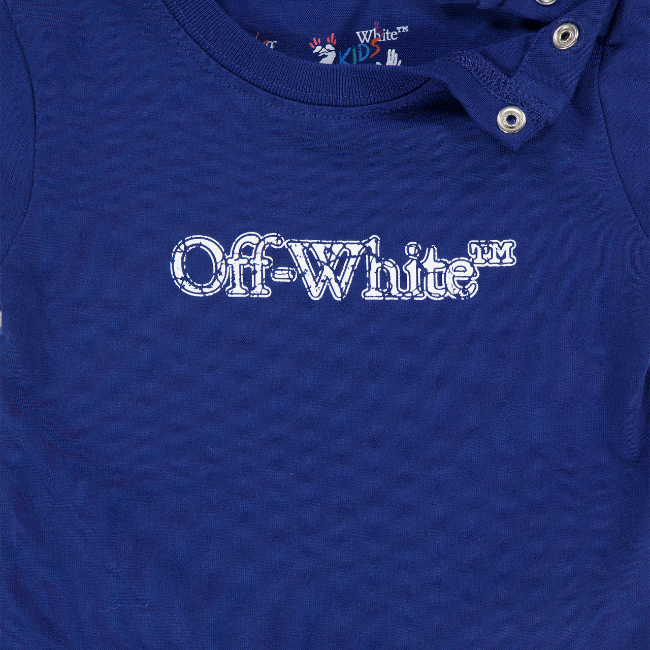 Off-White Baby Jongens T-Shirt In Blauw