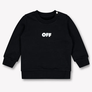 Off-White Bébé Garçons Pull Noir