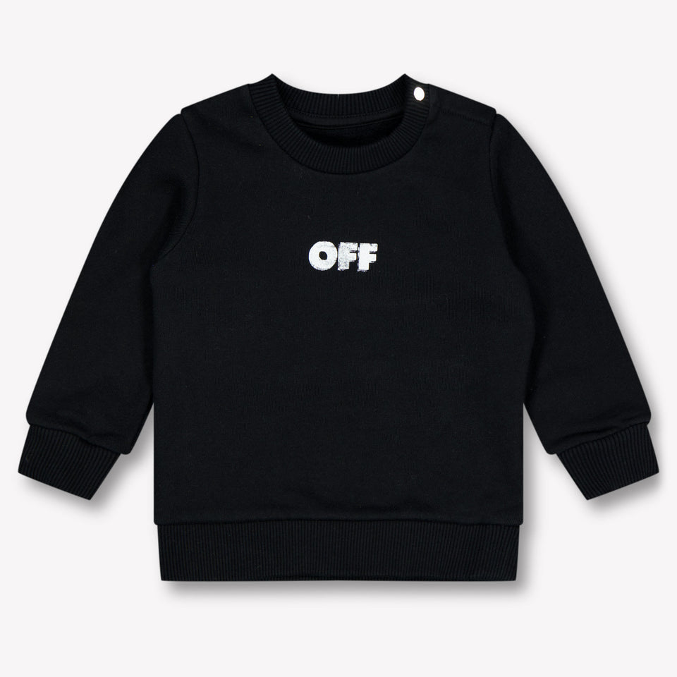 Off-White Bébé Garçons Pull Noir