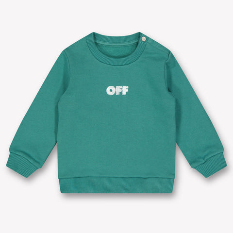 Off-White Baby Boys Sweater  Green
