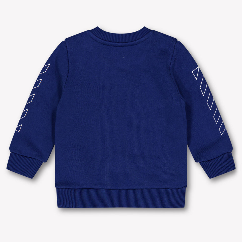 Off-White Bébé Garçons Pull Bleu