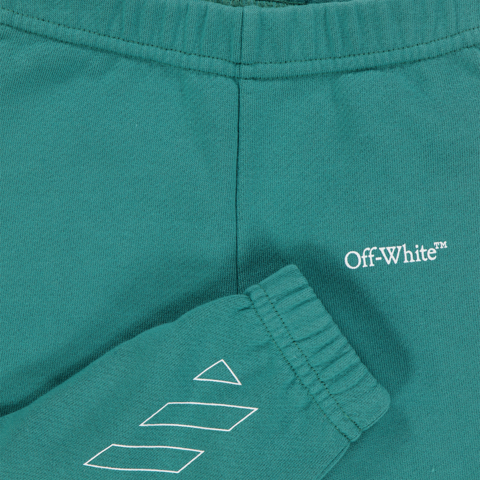 Off-White Bambino Ragazzi Pantaloni Verde