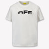 Off-White Enfant Garçons T-shirt Blanc