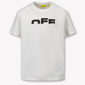 Off-White Enfant Garçons T-shirt Blanc