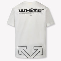Off-White Enfant Garçons T-shirt Blanc