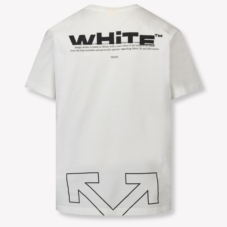 Off-White Enfant Garçons T-shirt Blanc