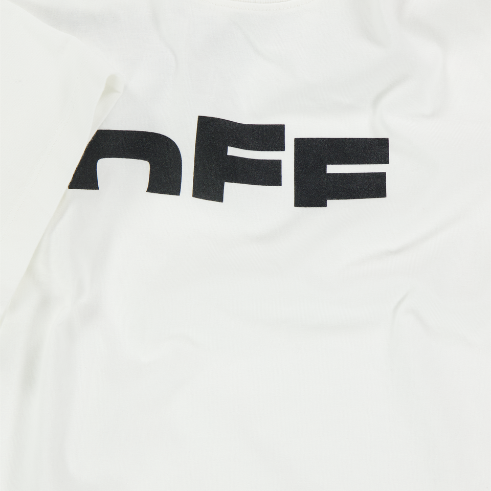 Off-White Kinder Jungen T-Shirt Weiß