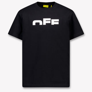 Off-White Kinder Jungen T-Shirt Schwarz