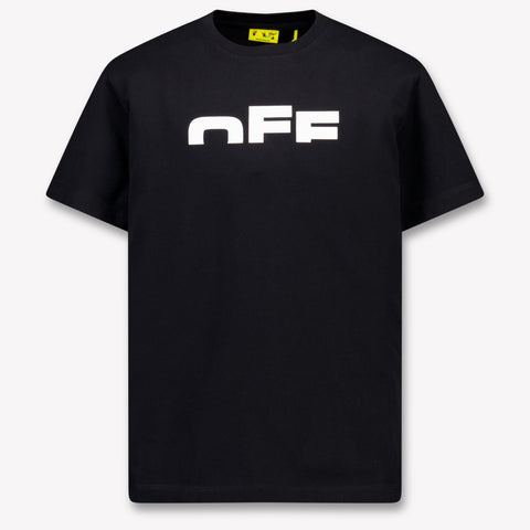 Off-White Kinder Jungen T-Shirt Schwarz