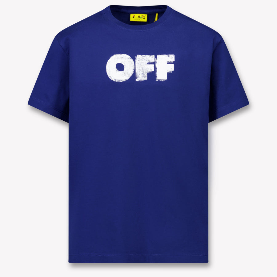 Off-White Enfant Garçons T-shirt Bleu