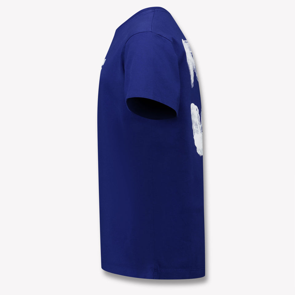 Off-White Ragazzo Ragazzi Maglietta dentro Blu