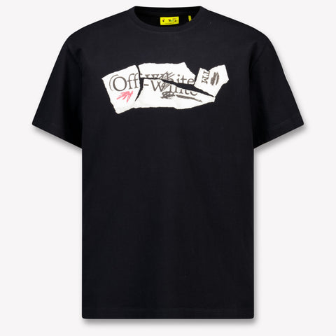 Off-White Kids Boys  T-Shirt Black