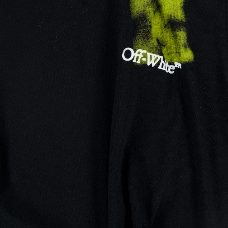 Off-White Ragazzo Ragazzi Maglietta dentro Nero
