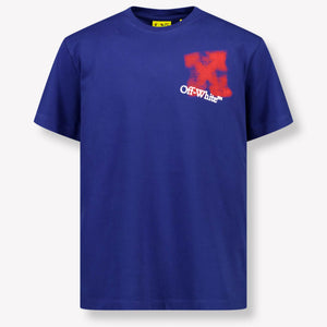 Off-White Enfant Garçons T-shirt Bleu
