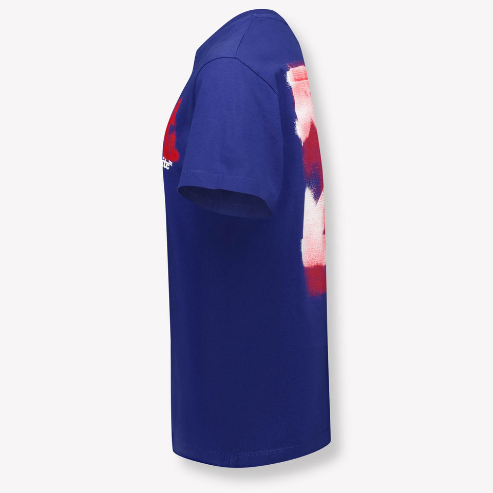 Off-White Ragazzo Ragazzi Maglietta dentro Blu