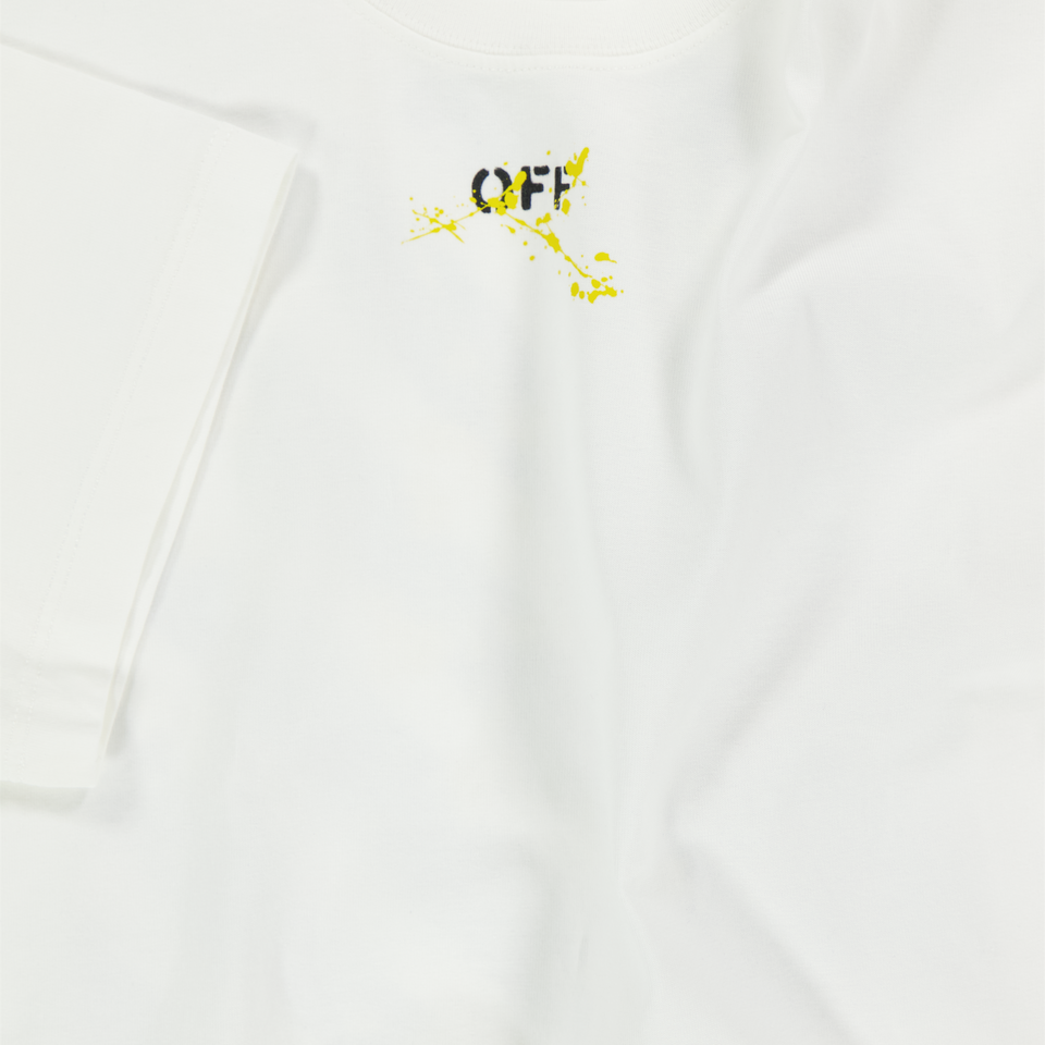 Off-White Ragazzo Ragazzi Maglietta dentro Bianco